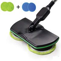Electric Spinning Mop Cordless, Household Cleaning Mop Rechargeable,Spin Floor Cleaner, Powered Scrubber Polisher Mop Carpet Tile Sweeper for Living Room Bedroom Dining Room