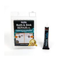 MagicEzy Bath and Sink Repairezy (White): Bathtub Repair Kit - Fix Chips and Scratches Fast - Tub, Shower, Sink, Floor Tiles - Ceramic, Porcelain, Fiberglass, Enamel. Ultra Strong - 3 Year Protection