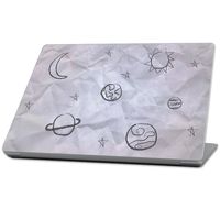 MightySkins Protective, Durable, and Unique Vinyl cover Skin for Microsoft Surface Laptop (2017) 13.3" - Kids Outer Space, Gray (MISURLAP-Kids Outer Space)