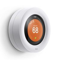 elago Lock for Nest Thermostat [White] - Compatible with Google Nest 1/2/ 3 Generation & Thermostat E, Home or Public Protection, Secure Lock, Must-Have Items for Airbnb Businesses