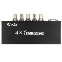 SDI 4x1 3Gb/s SDI Switcher with ReClock Technology, supports SDI, HD-SDI and 3G-SDI signals (WS-SDI 4X1) for Monitor/Displayer