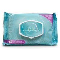 Flushable Personal Wipes. Case of 576 Personal Cleansing Cloths in Soft Packs. Personal Hygiene Products with Aloe and Vitamin E. Hypoallergenic. Soft & Strong. Floral Scent.