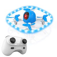 Drones for kids,SANROCK Colorful LED Lights Drone, U51 Hovering Quadcopter Headless Mode Helicopter for Beginners, 2.4Ghz 6-Gyro 4 Channel Remote Control RTF, RC Toy for Kids Boys Girls Gifts