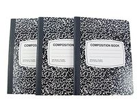 Jot Marble Composition Books 3 Pack (100 Sheets Each) 93/4x71/2 inch/24.7x19.0cm