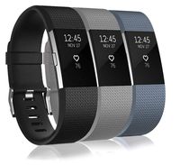 Bands Replacement Compatible for Fitbit Charge 2, Adjustable Wrist Accessories Sport Wristbands for Women&Men (Twelve in Pack-L, Small)