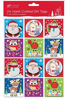 Pack of 24 Hand Crafted Christmas Gift Tags