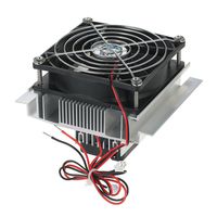 KKmoon DIY Thermoelectric Peltier Refrigeration Radiator Semiconductor Cooling System Kit Cooler Conduction Module Fan
