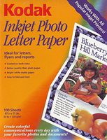 Kodak 8.5X11IN Inkjet Photo Paper Letter (100-Sheet)