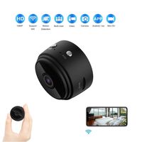 Mini Wireless Spy Hidden Camera Cam IP WiFi Nanny Camera Full HD 1080P Infrared Night Version ,Motion Sensor, 32GB SD Card Included,Remote Control Video Recorder-Mini Spy Camera