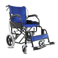 LBYMYB Creative Multi-Function Folding Wheelchair for The Elderly Portable Ultra-Light Wheelchair Wheelchair (Size : A)