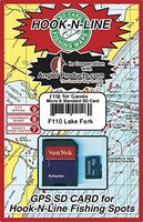 Hook N Line Lake Fork GPS Map SD Card with Fishing Hotspot Locations