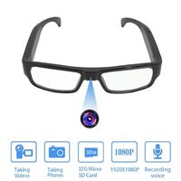 Hidden Camera Eyeglass,AKTOUGST Spy Glasses with Mini Camera 1080P Digital Video Recorder Portable,32GB Card Gift
