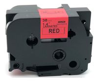 NEOUZA 1PK Compatible for Brother P-Touch Laminated TZe TZ 461 Label Tape Width 1.5" 36mm x Length 26.2' 8m (Black on Red)