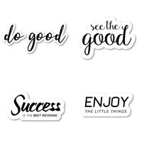 See The Good Do The Good Sticker Pack Stickers for Teens Stickers - 4 Pack - Laptop Stickers - for Laptop, Phone, Tablet Vinyl Decal Sticker (4 Pack) S210838