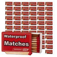 Emergency Zone Matches Waterproof & Wind/Waterproof Matches. Stormproof. Bulk Options. Available in 3, 5, 10, 50, and 100 Packs (Waterproof, 50 Pack)