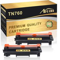Arcon Compatible Toner Cartridge Replacement for Brother TN760 TN-760 TN730 HLL2395DW HL-L2350DW Toner Brother MFC-L2710DW HLL2370DW DCP-L2550DW MFC-l2750dw HLL2390DW L2750DWXL Toner Printer Ink