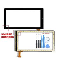 GR Touch Screen Digitizer Panel for RCA 11 Maven Pro RCT6213W87 RCA 11 Galileo Pro RCT6513W87 11 inch Tablet PC (290mmx181mm Corners Fewer Rounding, Black.)