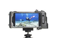 DIVEVOLK Button Free Underwater Real Touchscreen for iPhone Diving housing case [80m/262ft] IP80 Diving Case for Diving housing Surfing compatiable for iPhone 6/7/8/ Plus/X/XR/XS/XS Max Professional