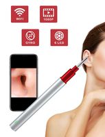 【Updated】 Ear Camera, 1080P FHD Wireless Ear Scope, Super Light Lens WiFi Ear Endoscope, Ear Otoscope Camera with 3-Axis Gyroscope, Ear Wax Removal Endoscope, Compatible with Smartphone and Tablet