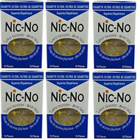6 PACKS NIC-NOT CIGARETTE FILTERS - WHY QUIT SMOKING?