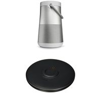 Bose SoundLink Revolve+ Portable & Long-Lasting Bluetooth 360 Speaker, Lux Gray + Charging Cradle