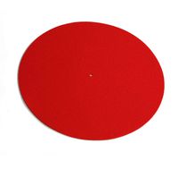 Rega Mat Red Standard Wool Turntable Mat