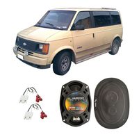 Compatible with Chevy Astro Van 1985-1990 Front Dash Factory Replacement HA-R69 Speakers New
