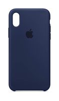 Apple Silicone Case (for iPhone X) - Midnight Blue - MQT32ZM/A