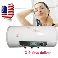 110V 50L Electric Hot Water Heater Tank Faucet Quick Heating Tap Shower Water Heater Bathroom For Household Shower (Shipping From USA)