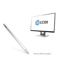 HP EliteDisplay E230t (23 in) Stylus Pen, BoxWave [AccuPoint Active Stylus] Electronic Stylus with Ultra Fine Tip for HP EliteDisplay E230t (23 in) - Metallic Silver