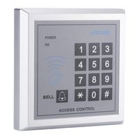 Electronic Smart Lock, Door Access Control RFID Reader Electric Password Door Bell Lock System Security Door Access Controller Kit Anti-Thief Function