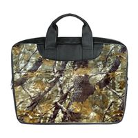 Bernie Gresham Woods Camo Camouflage Custom Laptop Bag Waterproof Laptop Bag Advanced Design Suitable for All Computers 11" 13" 15" Computer Case（Twin Sides)