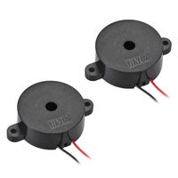 uxcell 2 Pcs DC 12V Active Electronic Buzzer Alarm Sounder Continuous Sound Beep Speaker