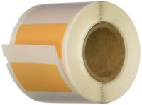 Brady WML-517-292-OR Self-Laminating Vinyl I.D. Pro Plus,  Ls2000 & Bradymarker xc Plus Printer Labels , Orange/Translucent (100 Labels per Roll, 1 Roll per Package)