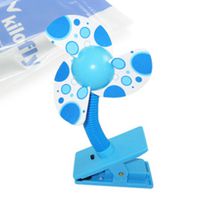 KF Baby Clip-On Mini Stroller Fan, Blue