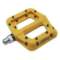 FOOKER MTB Pedals Mountain Bike Pedals 3 Bearing Non-Slip Lightweight Nylon Fiber Bicycle Platform Pedals for BMX MTB 9/16"