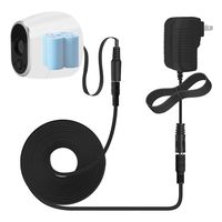 LANMU Power Adapter for NETGEAR Arlo HD Security Camera,Replace Lithium Batteries CR123A (20ft/6m)