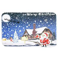 Pgojuni Popular Christmas Door Room Floor Mat Indoor Carpets Rag Bathmat Home Decor 1PC 40x60CM (B)