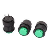 uxcell 3 Pcs R16-503 Momentary Push Button Switch NO SPST AC 250V/1.5A 125V/3A