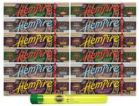 Hempire King Size Rolling Papers (12 Packs) with Rolling Paper Depot KewlTube