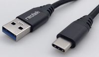 ReoTek USB Type-C to USB-A Male 3.1 Gen2-9pin Cable - 6 Feet (Black)