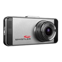 Whistler D17VR Automotive DVR: Windshield Mount Dash Camera with 2.7" LCD Monitor, 1080p HD