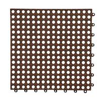 GHHZZQ Bathtub Mats Non-Slip Splice Foot Pad Household Kitchen Hotel Shower Stall Mat, 5 Colors, 1.2 cm Thick, 30x30cm, 4 Pieces (Color : Brown, Size : 20-Tiles)