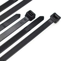 Cable Zip Ties Heavy Duty 26 Inch, Strong Large Black Zip Ties with 200 Pounds Tensile Strength, 50 Pieces, Long Durable Nylon Black tie wraps, Indoor and Outdoor UV Resistant, Quality Cable Ties