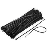 uxcell Nylon Network Zip Trim Wrap Cable Loop Ties Fastener 3x250mm 250pcs