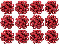 Decorative Matte Bows, Medium, Red (25/Pkg) Pkg/1