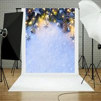 Sikye Photography Background, Chritsmas Backdrop Photo Photography Studio Fabric Background Screen 90x150cm (F)