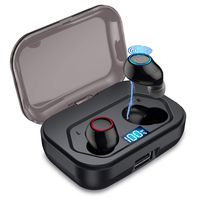 Bluetooth 5.0 Wireless Earbuds, Touch Control Bluetooth Earbuds 3500mAh Charging Case LED Battery Display 120H Playtime HiFi Stereo Deep Bass Waterproof Bluetooth Headsets in-ear Headphones with Mic
