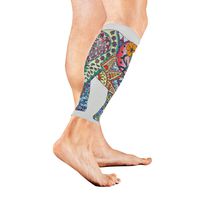 Leg Sleeve Designer Elephant Painting Calf Sleeves 1 Pair for Men/Women Running/Cycling/Maternity/Travel/Ourdoor Activities