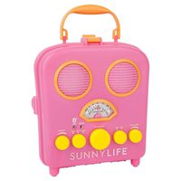 Sunnylife Portable Beach MP3 Speaker with AM/FM Radio and Smartphone Holder